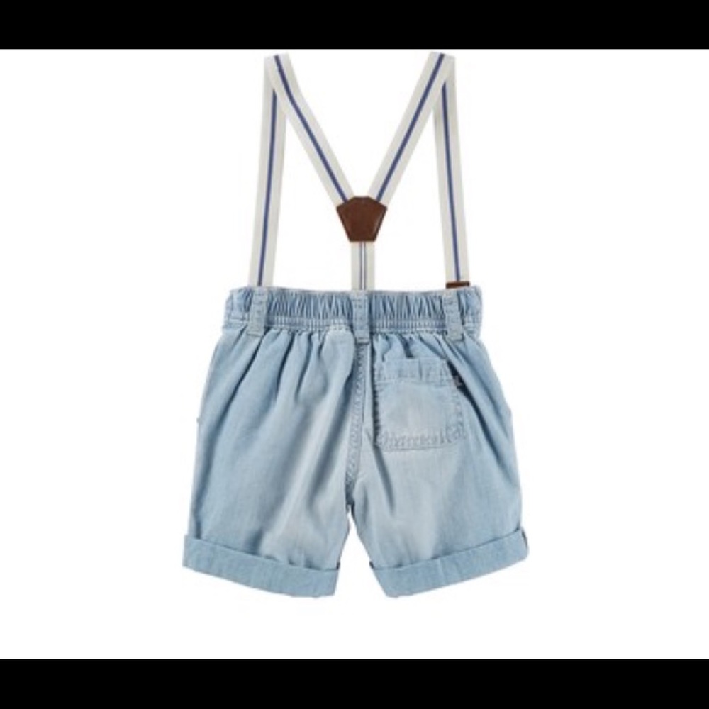 Baby Boy OshKosh B'gosh® Suspender Shorts - Picture 2 of 3